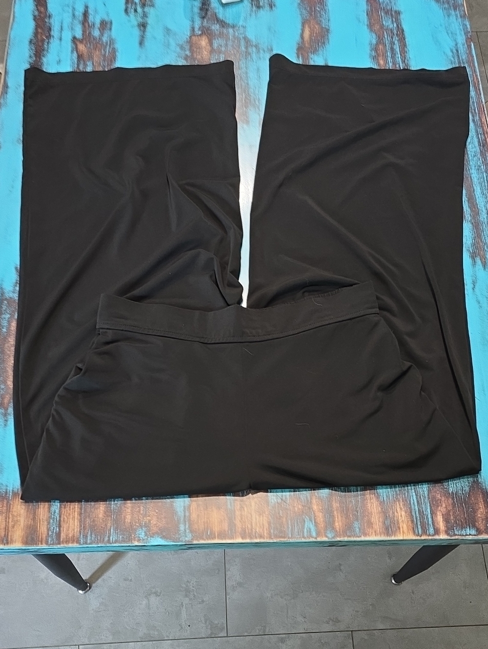 Three Dots Black Wide Leg Pants